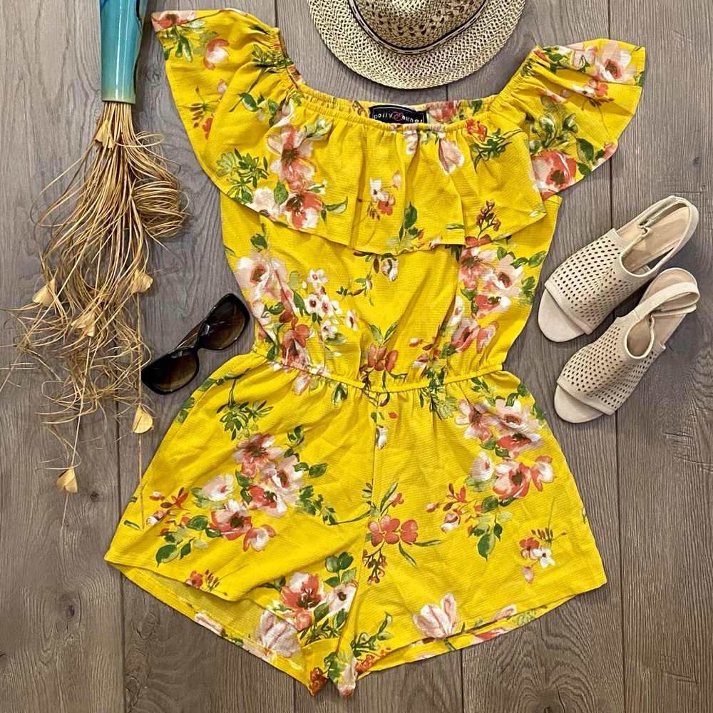 Floral Rompers - Picture 2 of 7